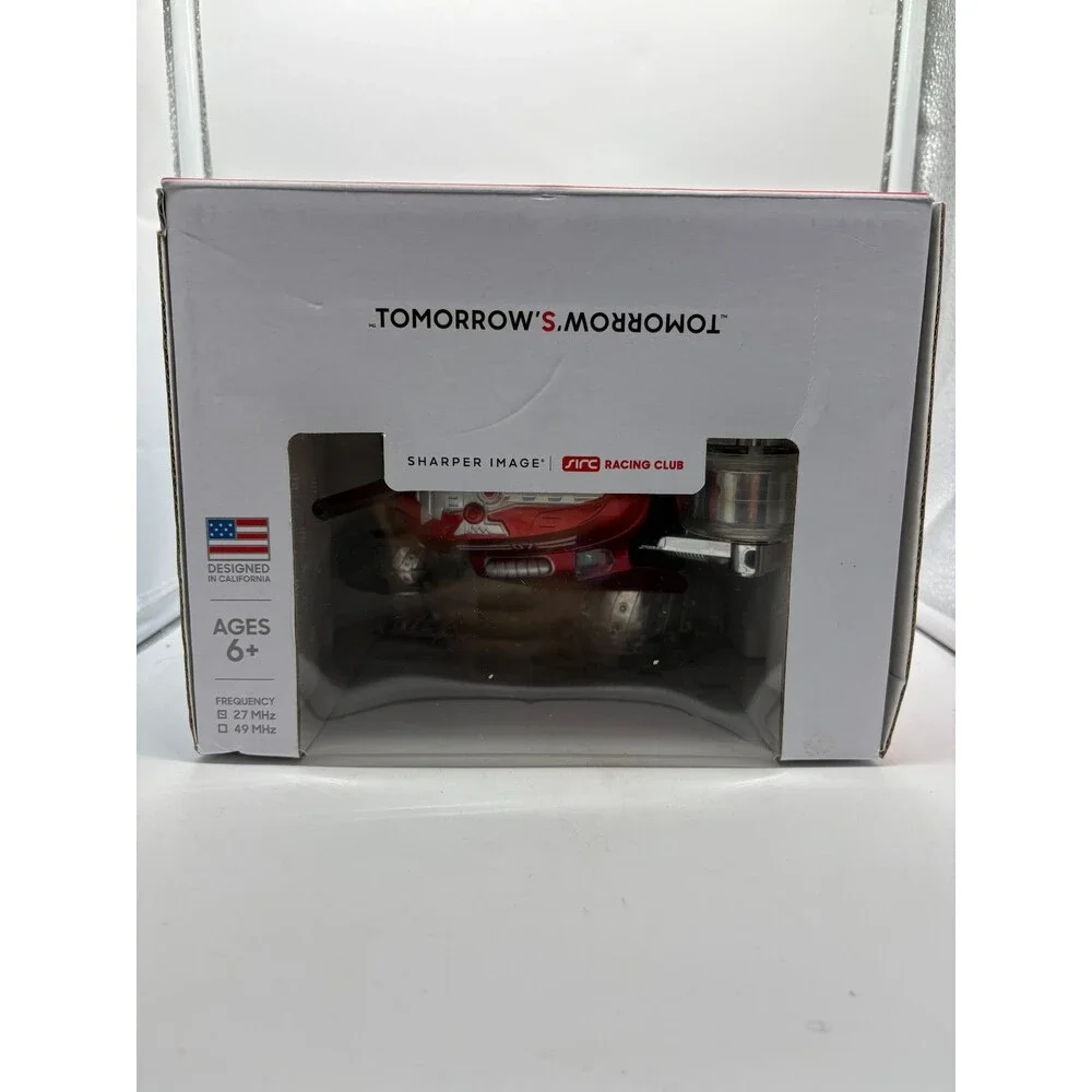 Sharper Image Red Thunder Tumbler 360 Spins Wheelies Remote Control Toy RC Car